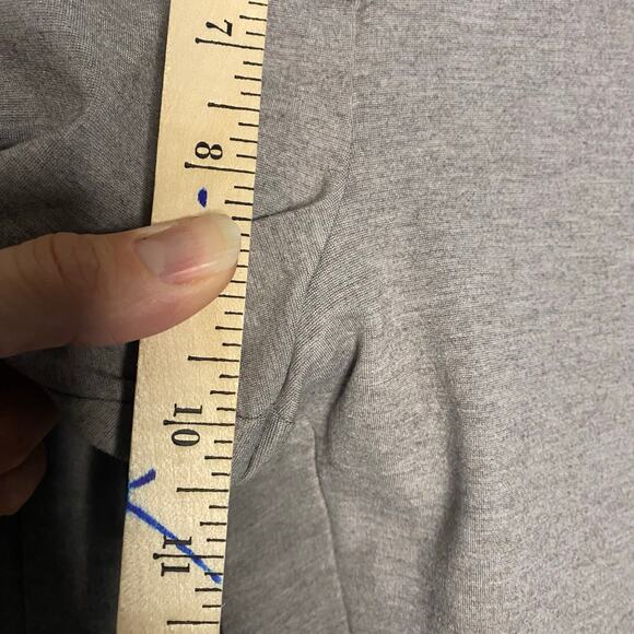 J Jill Pointe Slim Leg Gray Brown Pull On Dress Pants Size Large Petite Pockets - Picture 10 of 13